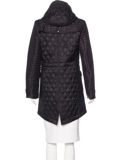 quilted burberry knee length coat|Burberry cashmere jacket.